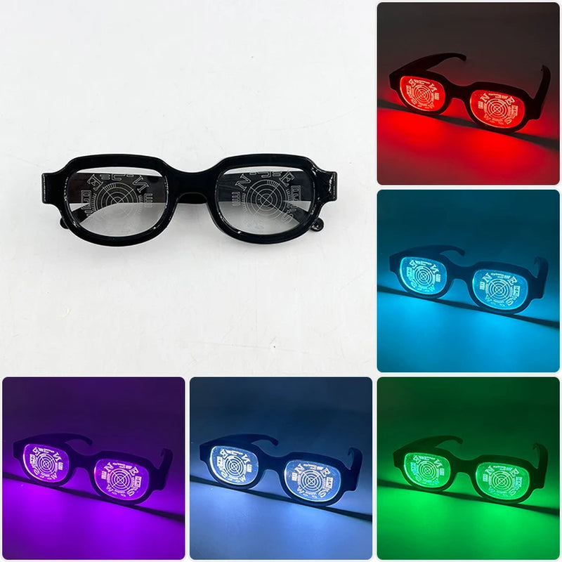 Gafas LED Luminosas de Cosplay Un toque de misterio, estilo y luz que no pasará desapercibido