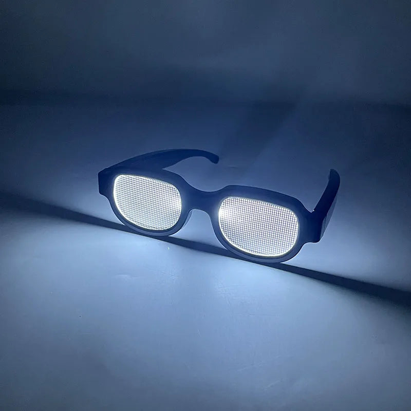 Gafas LED Luminosas de Cosplay Un toque de misterio, estilo y luz que no pasará desapercibido