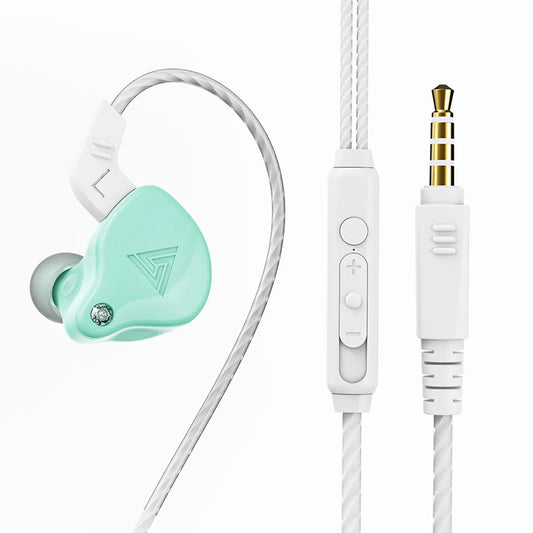 QKZ AK6 – Auriculares Hi-Fi con cable, graves potentes, micrófono y conector de 3,5 mm. 🎧🔥