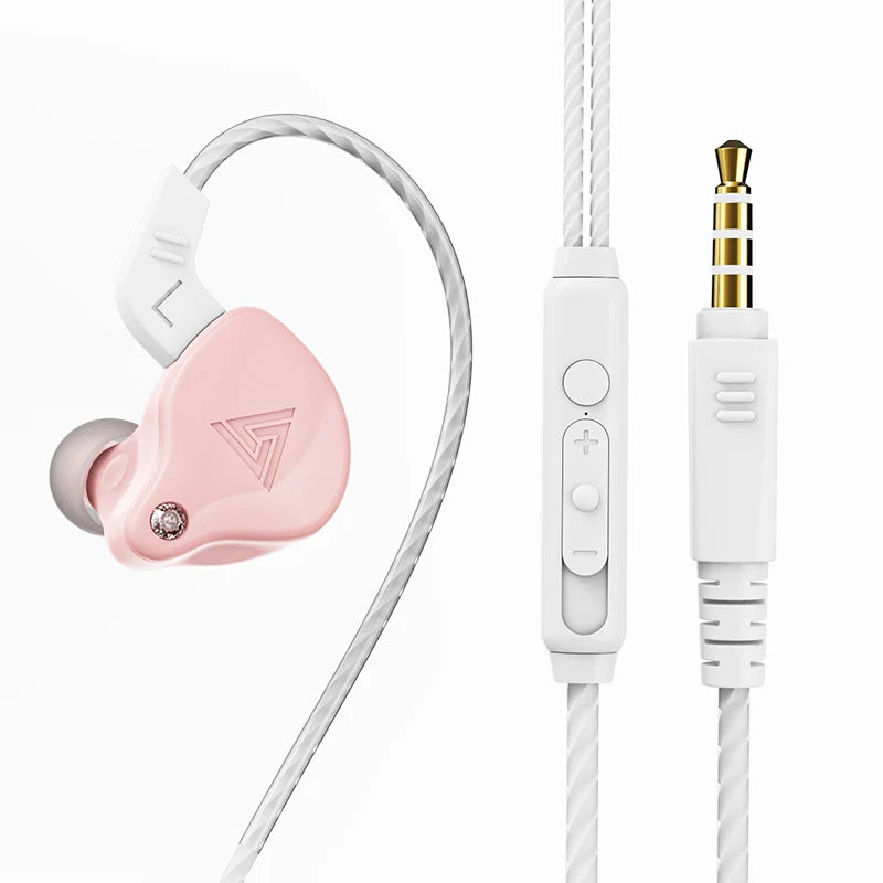 QKZ AK6 – Auriculares Hi-Fi con cable, graves potentes, micrófono y conector de 3,5 mm. 🎧🔥