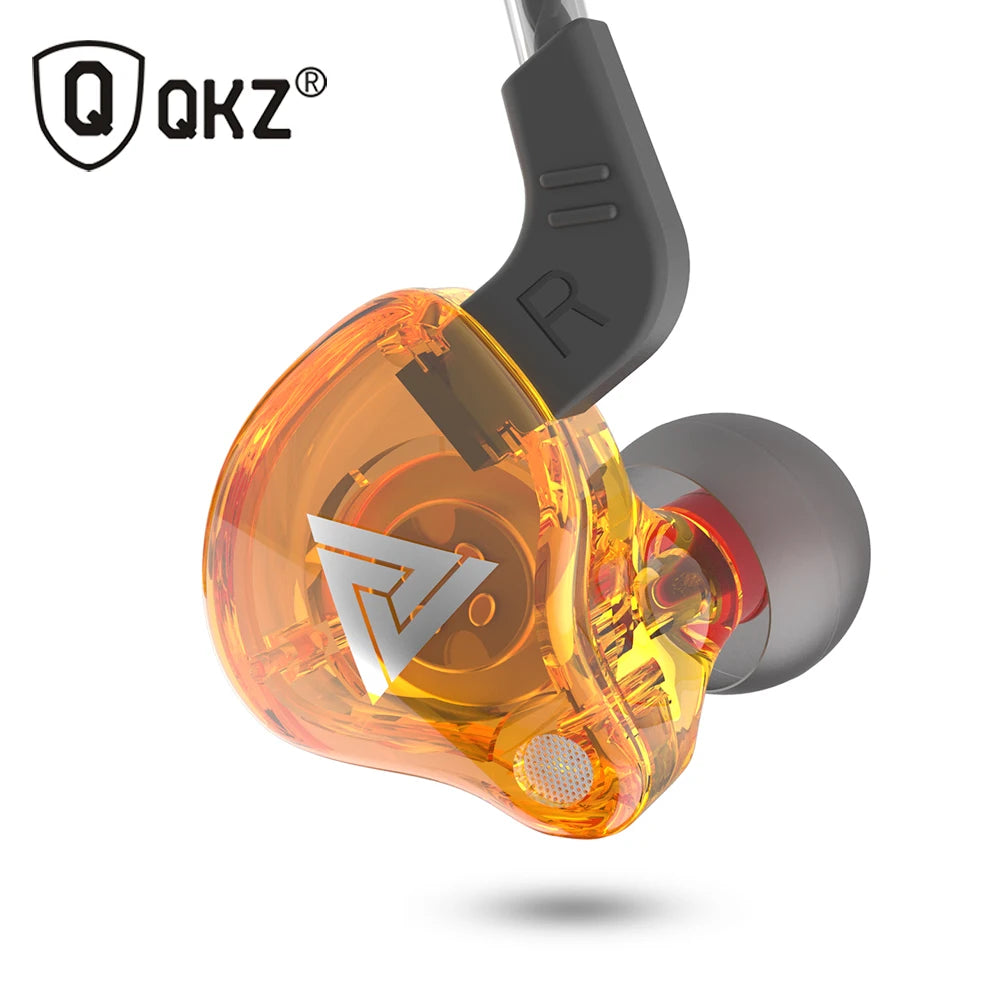 QKZ AK6 – Auriculares Hi-Fi con cable, graves potentes, micrófono y conector de 3,5 mm. 🎧🔥