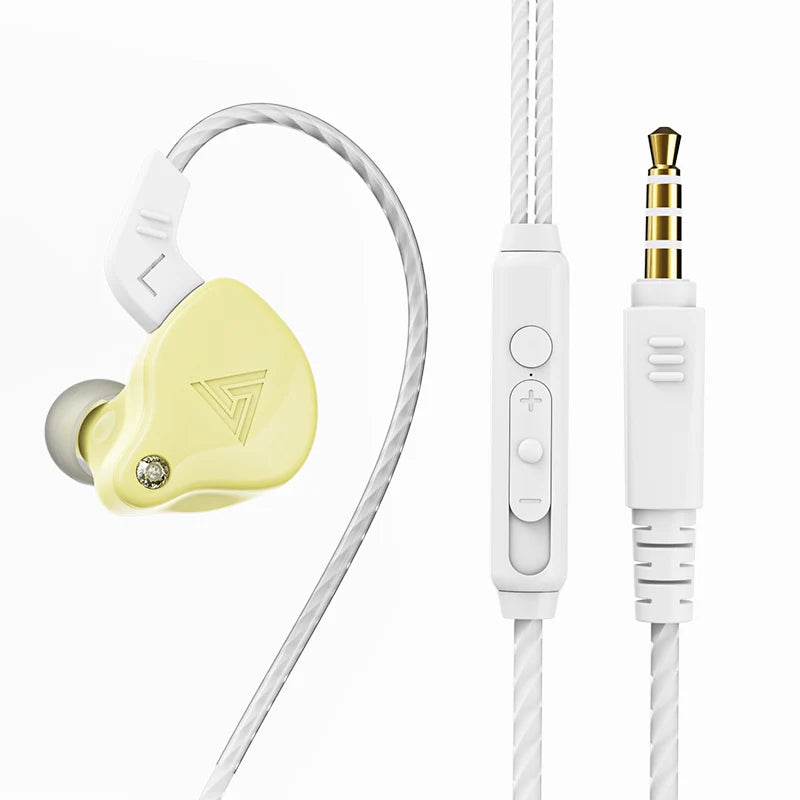 QKZ AK6 – Auriculares Hi-Fi con cable, graves potentes, micrófono y conector de 3,5 mm. 🎧🔥