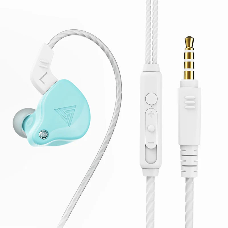 QKZ AK6 – Auriculares Hi-Fi con cable, graves potentes, micrófono y conector de 3,5 mm. 🎧🔥