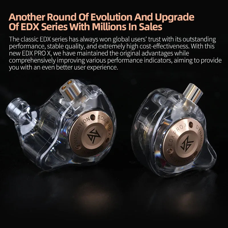 EDX PRO X – Auriculares Hi-Fi con graves potentes y cancelación de ruido.