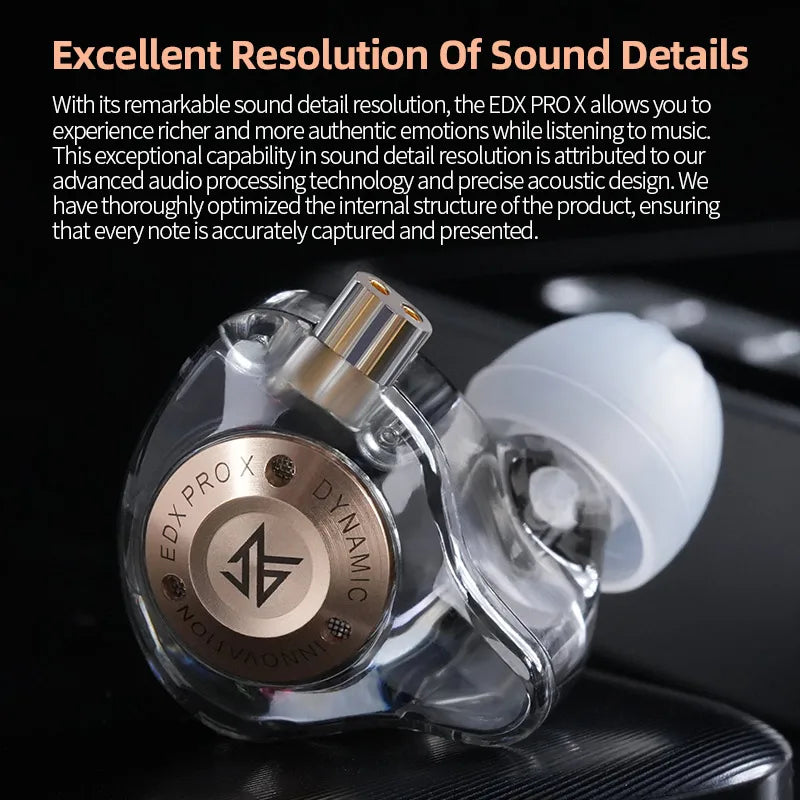 EDX PRO X – Auriculares Hi-Fi con graves potentes y cancelación de ruido.