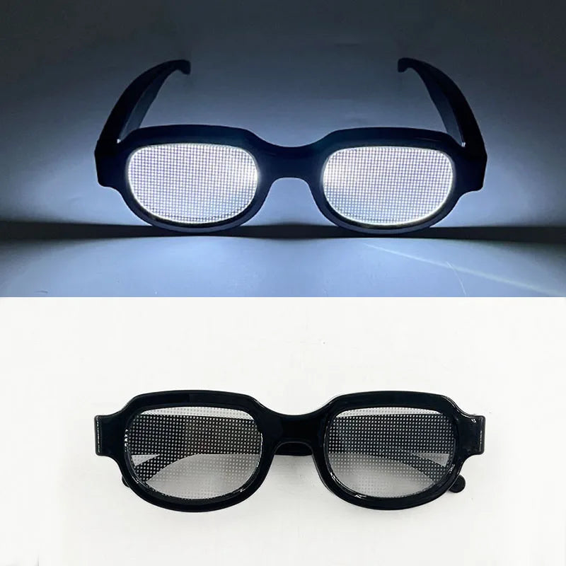 Gafas LED Luminosas de Cosplay Un toque de misterio, estilo y luz que no pasará desapercibido